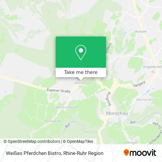 Weißes Pferdchen Bistro map