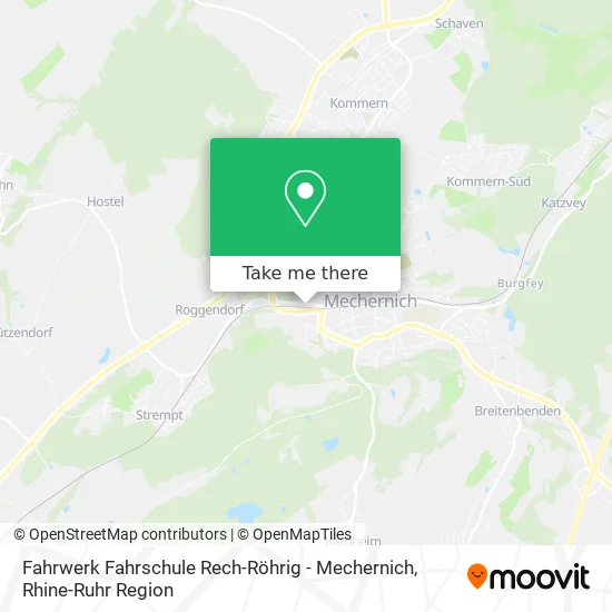 Карта Fahrwerk Fahrschule Rech-Röhrig - Mechernich