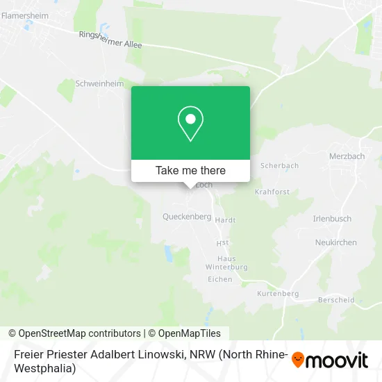 Карта Freier Priester Adalbert Linowski