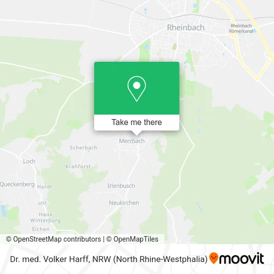 Карта Dr. med. Volker Harff