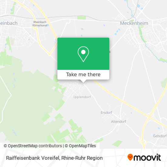 Raiffeisenbank Voreifel map