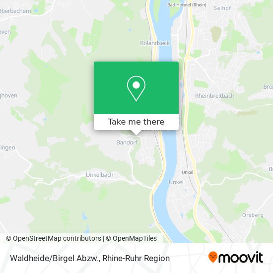 Waldheide/Birgel Abzw. map