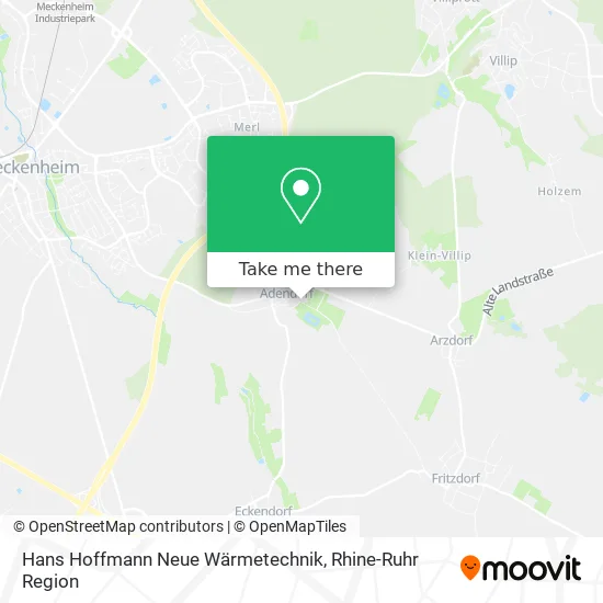 Карта Hans Hoffmann Neue Wärmetechnik