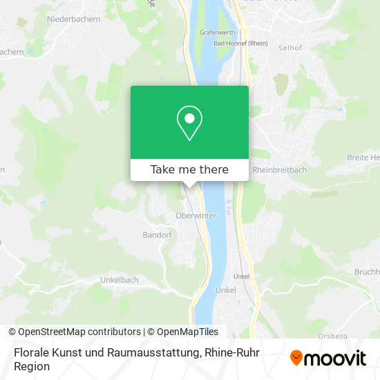 Florale Kunst und Raumausstattung map