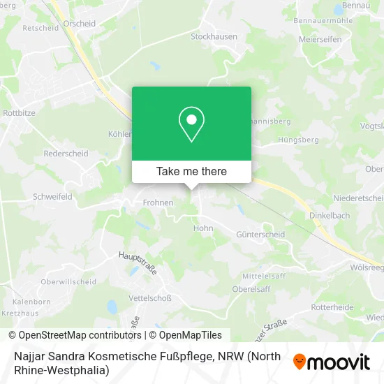 Карта Najjar Sandra Kosmetische Fußpflege