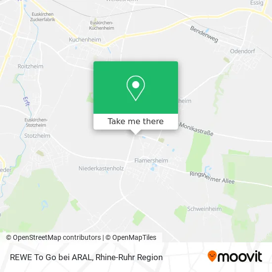 Карта REWE To Go bei ARAL