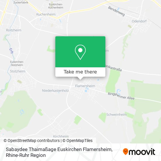 Sabaydee Thaimaßage Euskirchen Flamersheim map