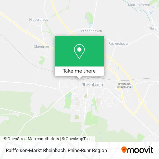 Raiffeisen-Markt Rheinbach map