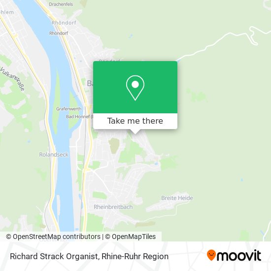 Richard Strack Organist map