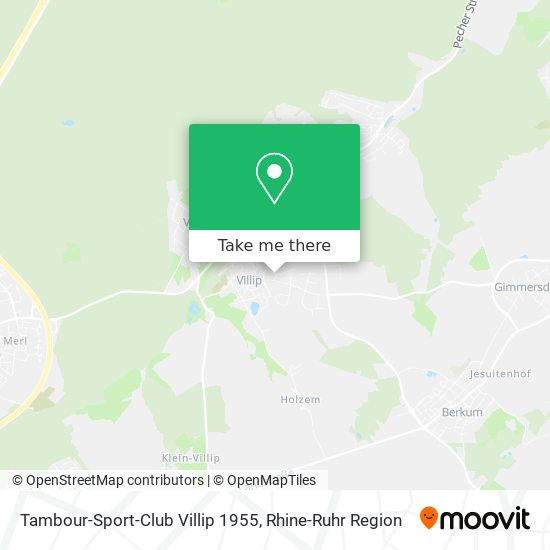 Tambour-Sport-Club Villip 1955 map