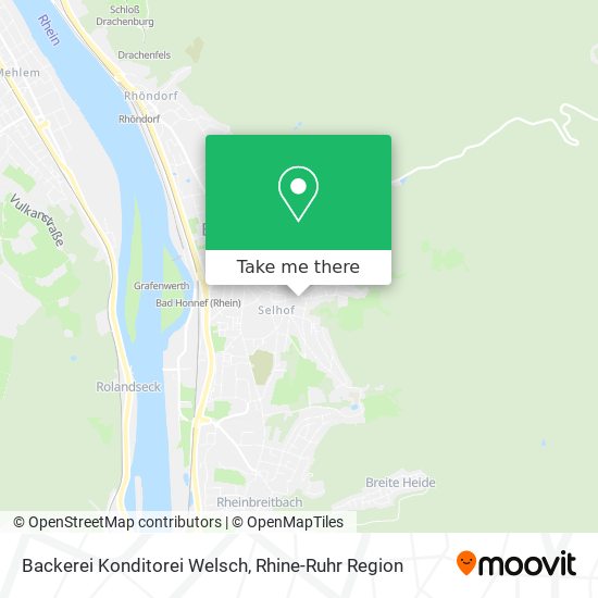 Backerei Konditorei Welsch map