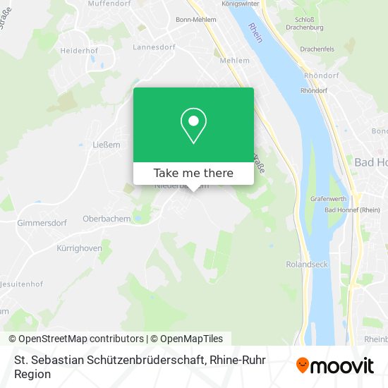 St. Sebastian Schützenbrüderschaft map