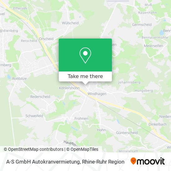 A-S GmbH Autokranvermietung map