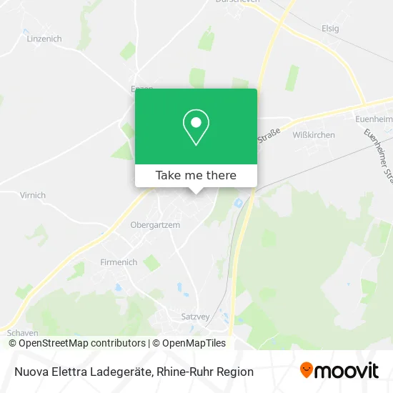 Карта Nuova Elettra Ladegeräte