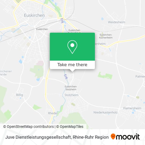 Juve Dienstleistungsgesellschaft map