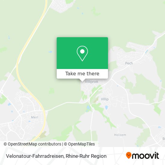 Velonatour-Fahrradreisen map