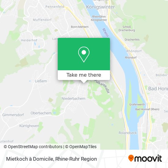 Mietkoch à Domicile map