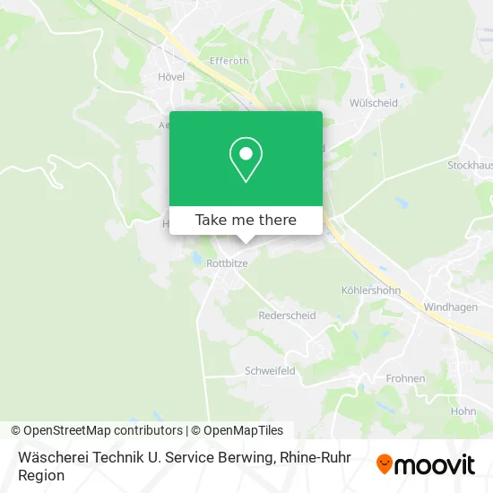 Карта Wäscherei Technik U. Service Berwing
