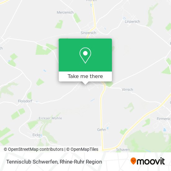Tennisclub Schwerfen map