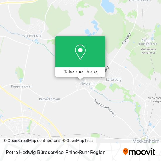 Petra Hedwig Büroservice map