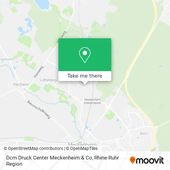 Карта Dcm Druck Center Meckenheim & Co