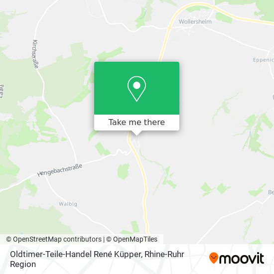 Oldtimer-Teile-Handel René Küpper map