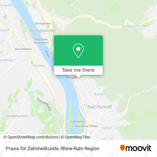 Praxis für Zahnheilkunde map