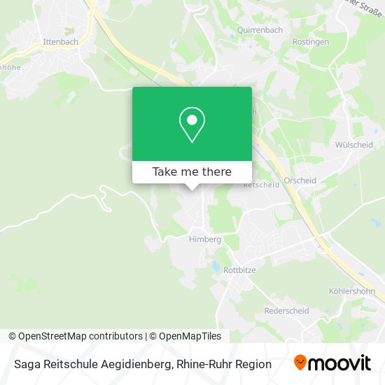 Saga Reitschule Aegidienberg map