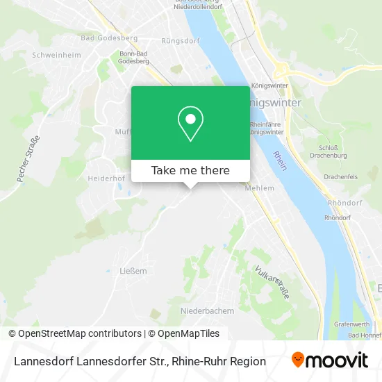 Карта Lannesdorf Lannesdorfer Str.