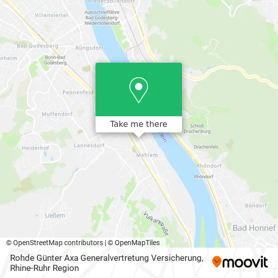 Rohde Günter Axa Generalvertretung Versicherung map