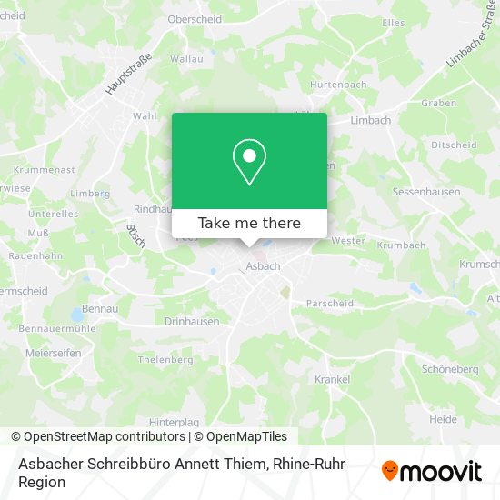 Asbacher Schreibbüro Annett Thiem map