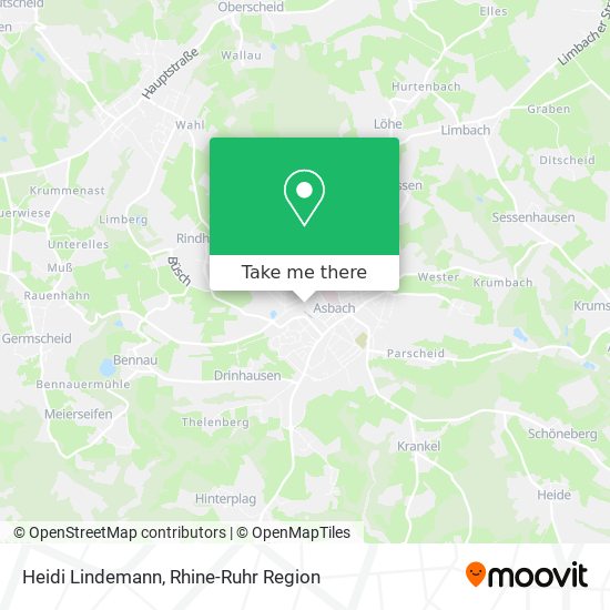Heidi Lindemann map