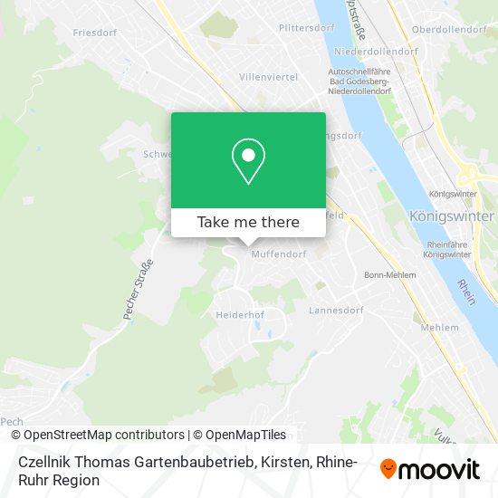 Czellnik Thomas Gartenbaubetrieb, Kirsten map
