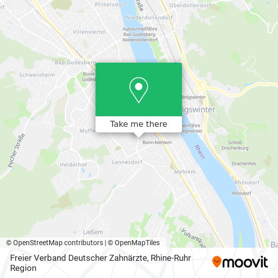 Freier Verband Deutscher Zahnärzte map