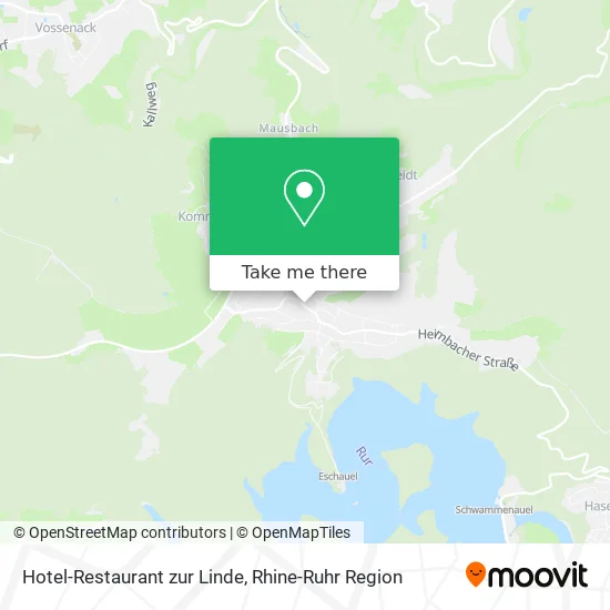 Карта Hotel-Restaurant zur Linde