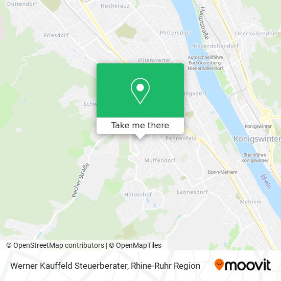 Werner Kauffeld Steuerberater map