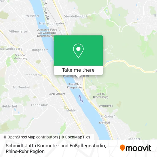 Карта Schmidt Jutta Kosmetik- und Fußpflegestudio