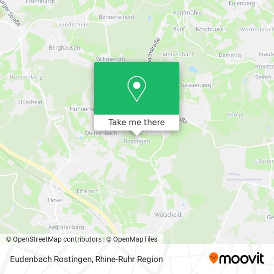 Eudenbach Rostingen map