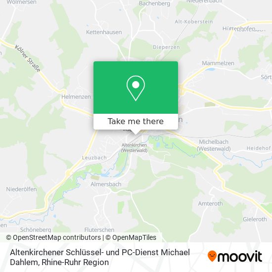 Altenkirchener Schlüssel- und PC-Dienst Michael Dahlem map