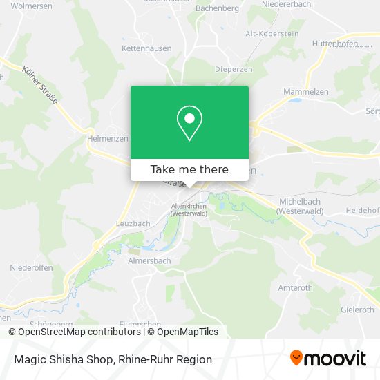 Magic Shisha Shop map