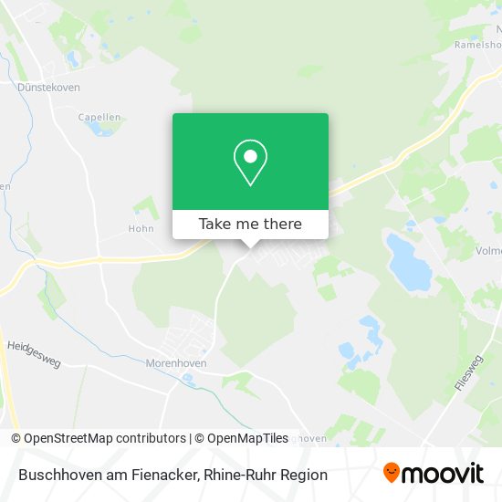 Buschhoven am Fienacker map