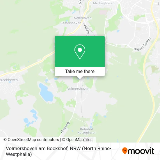 Карта Volmershoven am Bockshof