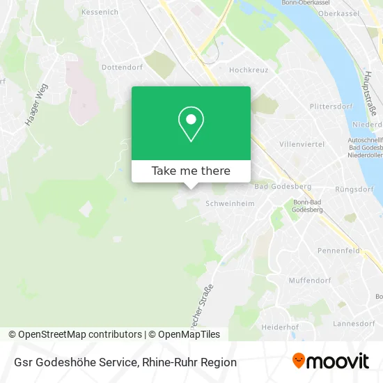 Карта Gsr Godeshöhe Service