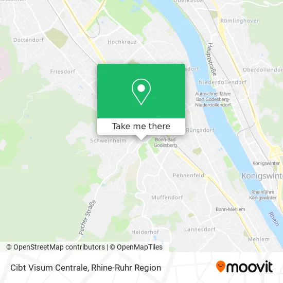 Cibt Visum Centrale map