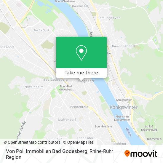 Von Poll Immobilien Bad Godesberg map