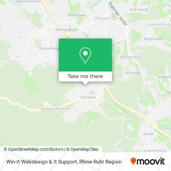 Win-It Webdesign & It Support map