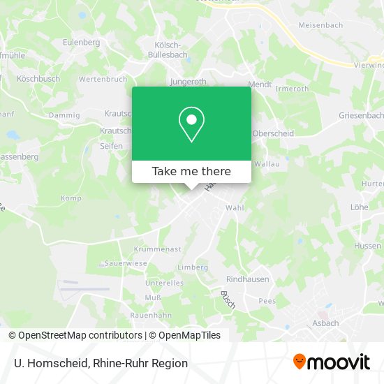 Карта U. Homscheid