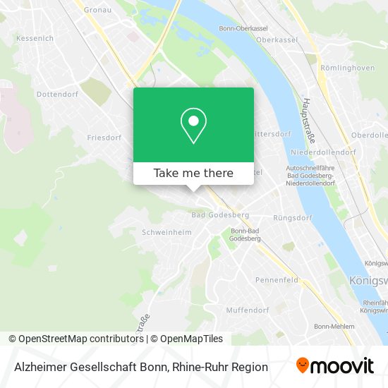 Alzheimer Gesellschaft Bonn map