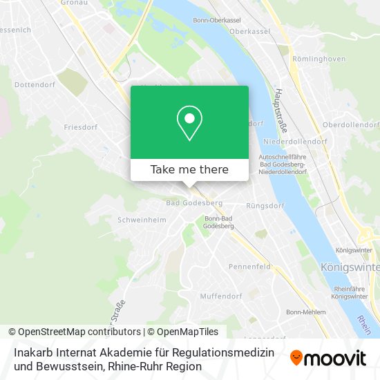 Inakarb Internat Akademie für Regulationsmedizin und Bewusstsein map