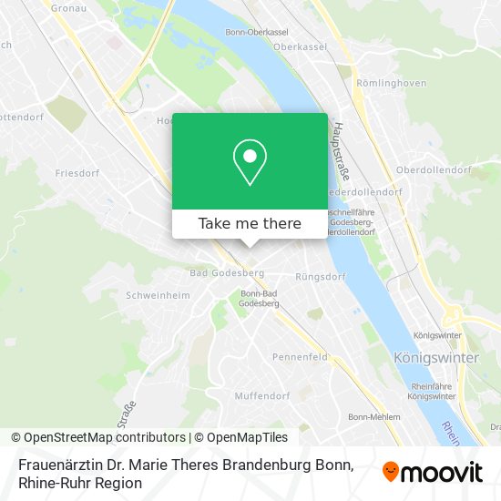 Frauenärztin Dr. Marie Theres Brandenburg Bonn map